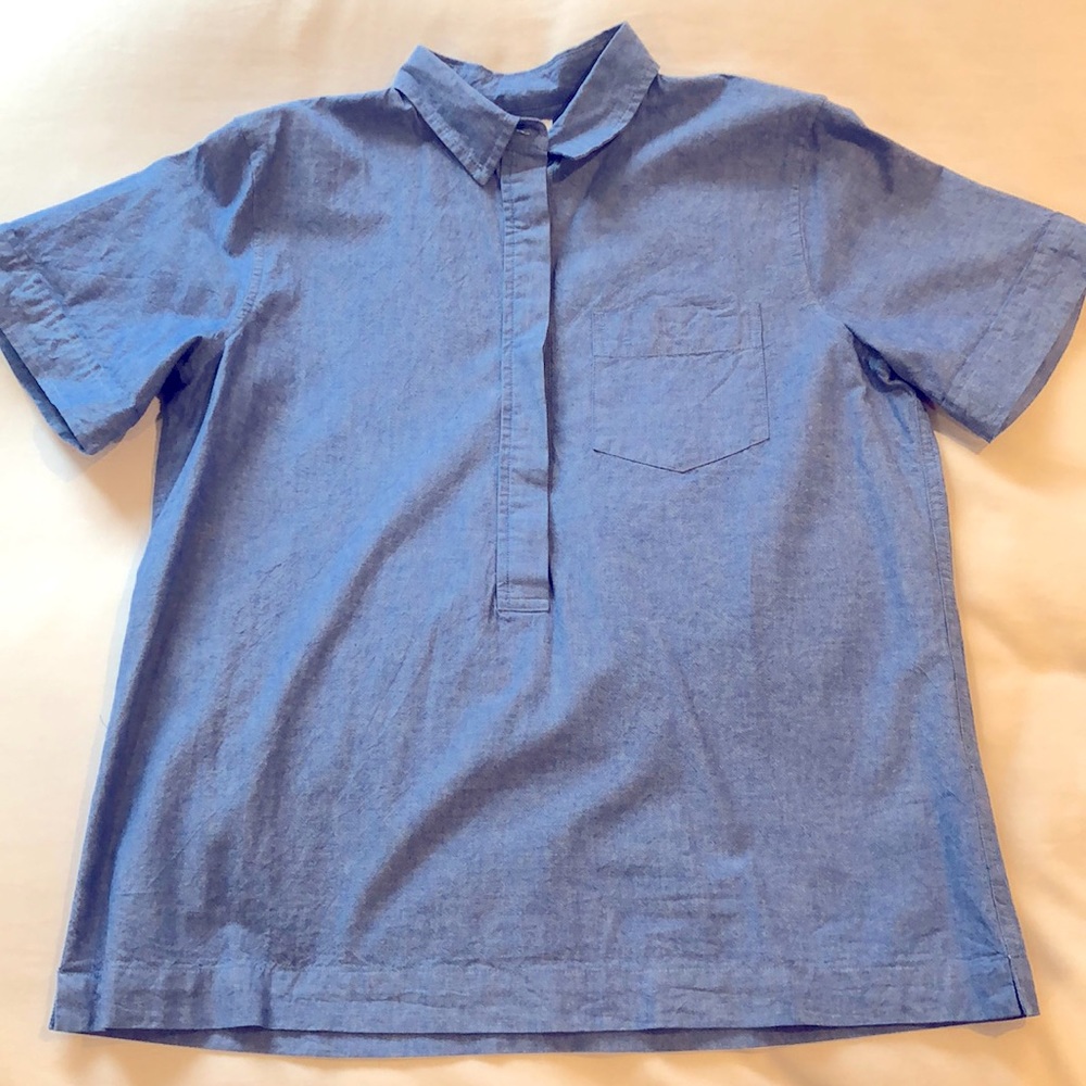 J. Crew chambray top